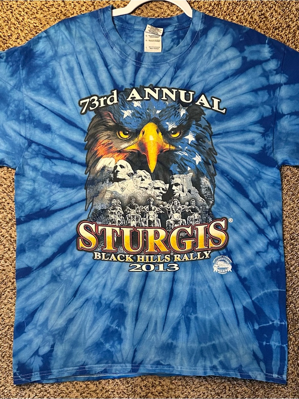 Sturgis 73rd Annual Black Hills Rally 2013 Tie-Dye Tee